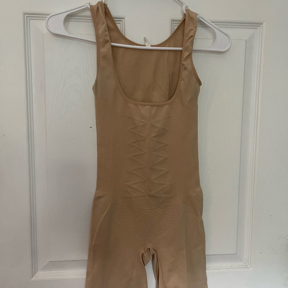 SHEIN Tan Shapewear Bodysuit